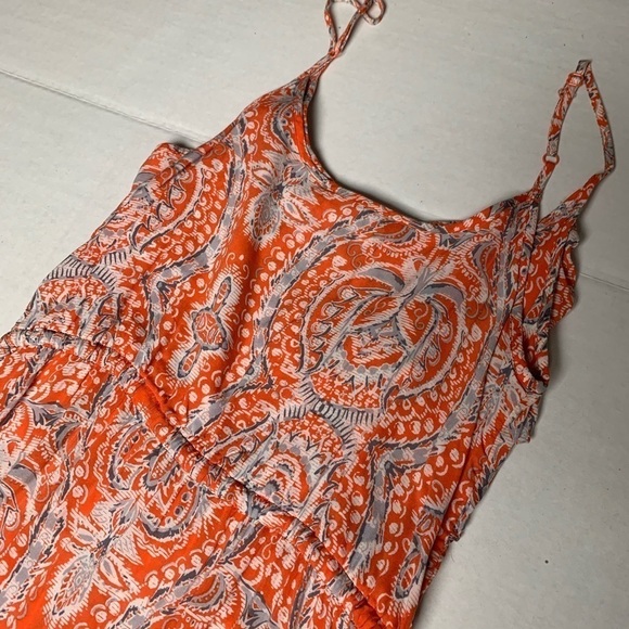 Banana Republic Tangerine Sundress Extra Small - Picture 7 of 8